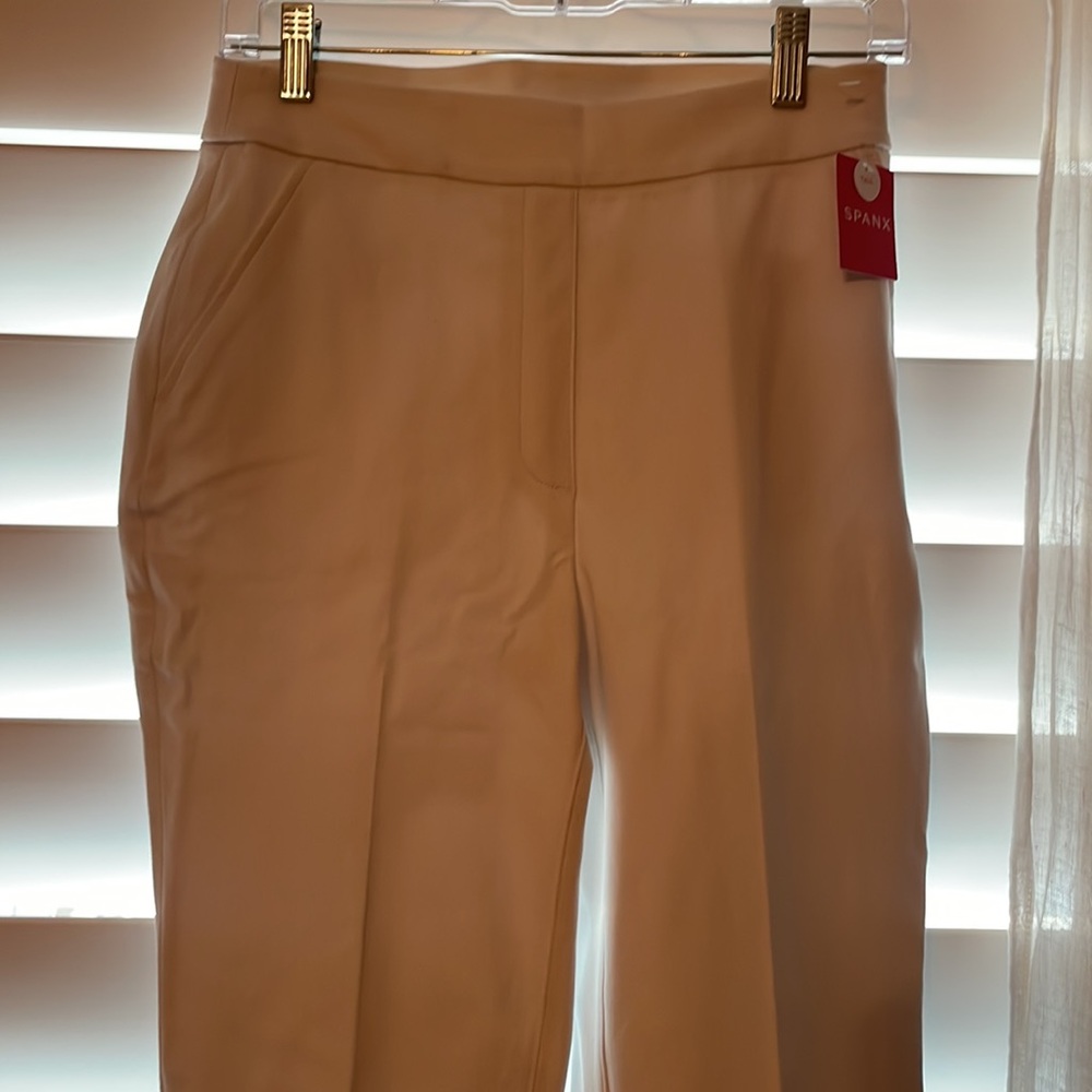 NWT! SPANX Slim Straight Pant Classic White Avail sizes: Small Tall, XL tall - Picture 12 of 12